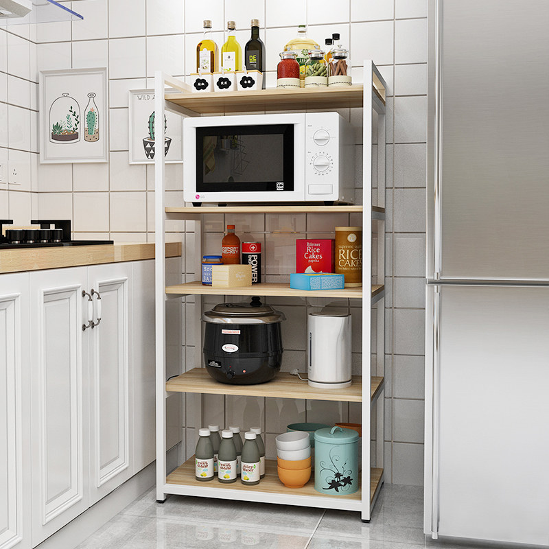 45宽厨房夹缝置物架子落地50cm冰箱窄缝隙储物柜橱角锅具收纳多层