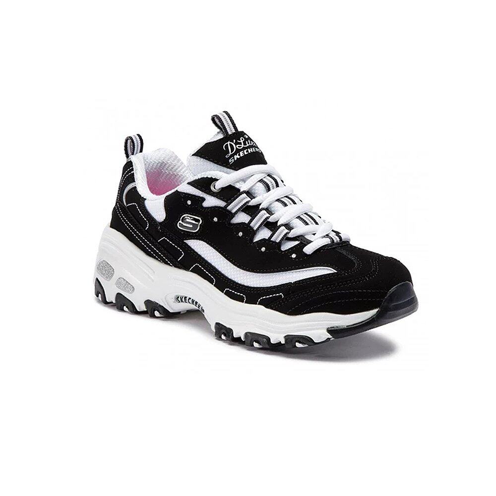 美国直邮skechers斯凯奇dlites黑白经典厚底缓震熊猫运动休闲鞋
