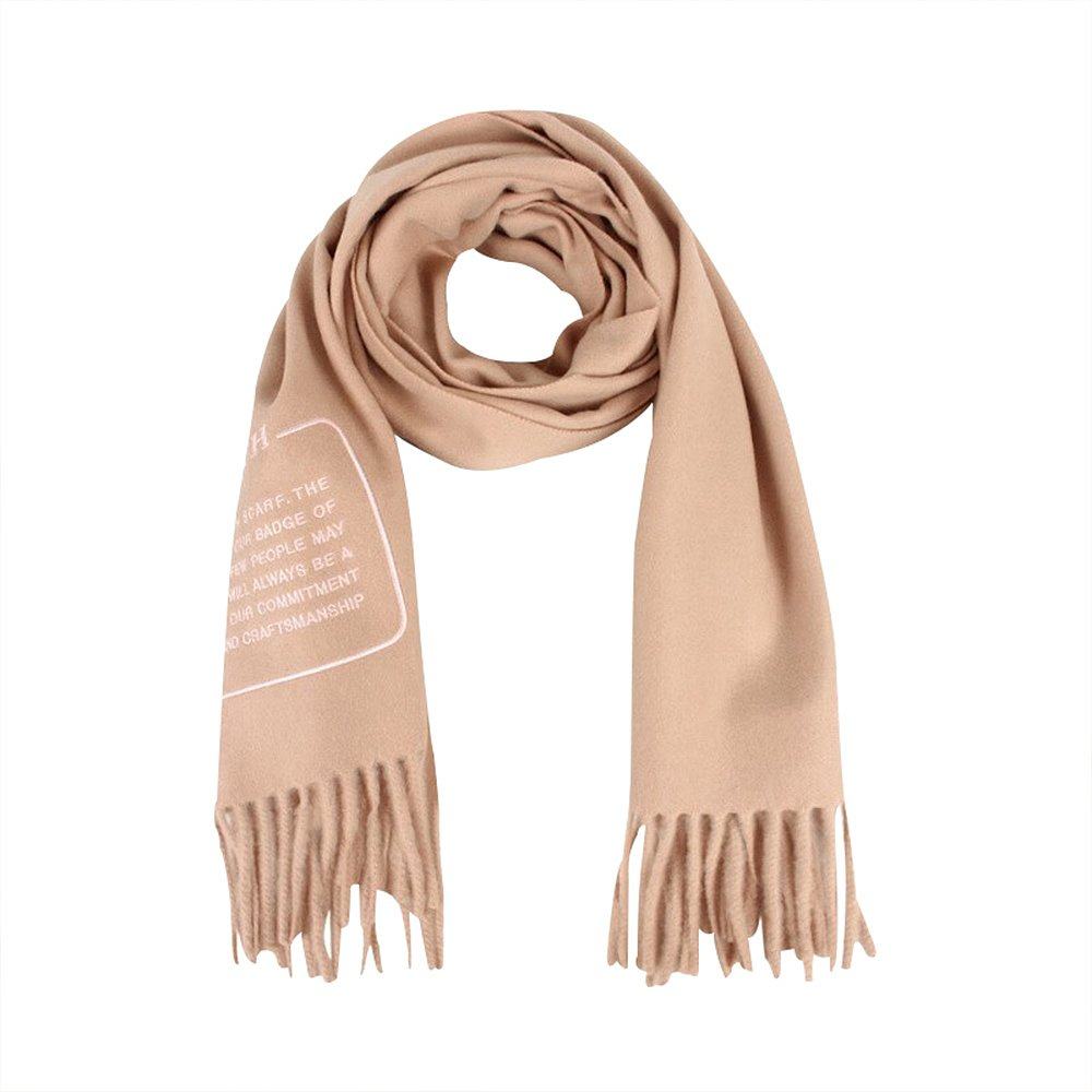 香港直发coach蔻驰男女女款流苏字母印花羊绒围巾