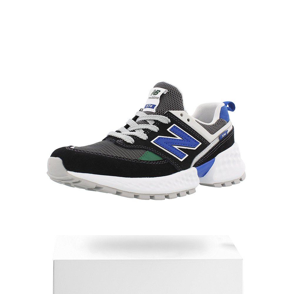 美国直邮newbalance新百伦女士蓝混搭网跑鞋舒适缓震运动休闲鞋