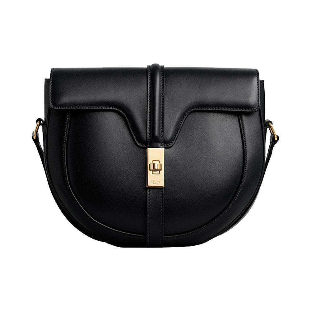 香港直发celine思琳复古马鞍包女士女士牛皮单肩通用款女包