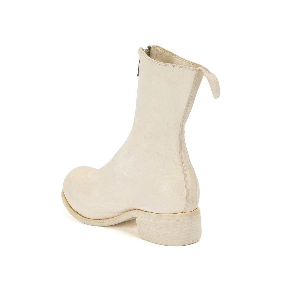 香港直发guidi古蒂拉链女士白色短靴pl2-soft-horsefg-co00t时装靴