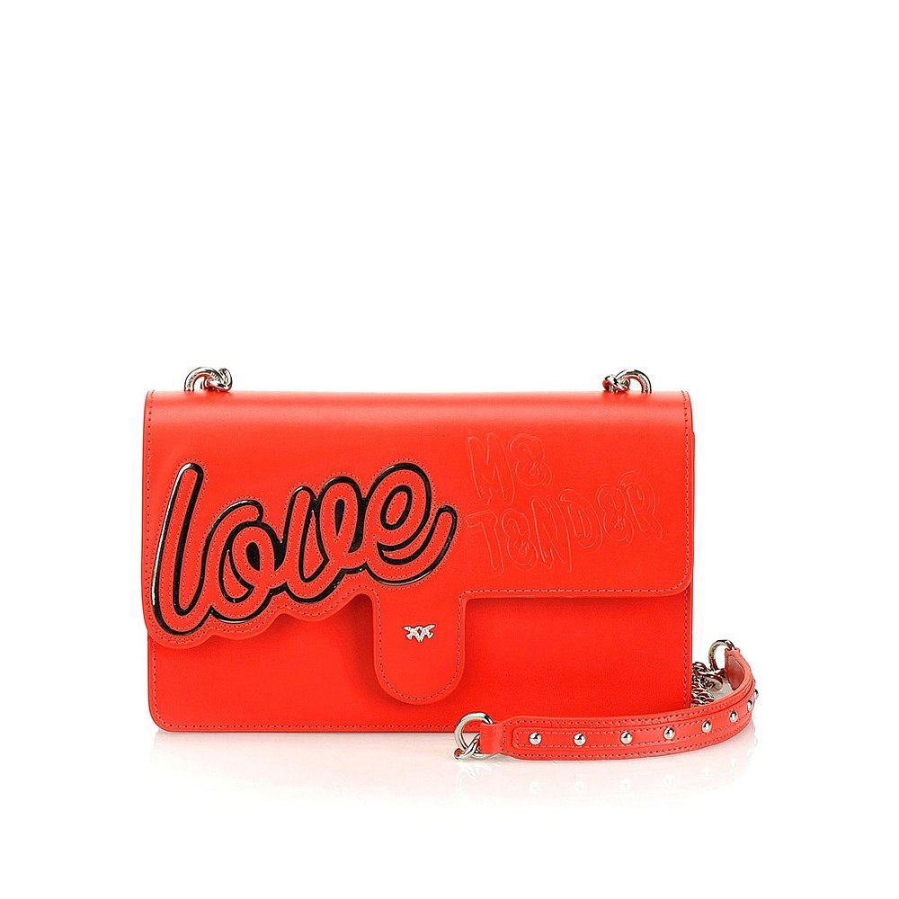 香港直发pinko品高时尚简约女士翻盖单肩斜挎包1p21afy5f1q44女士包袋