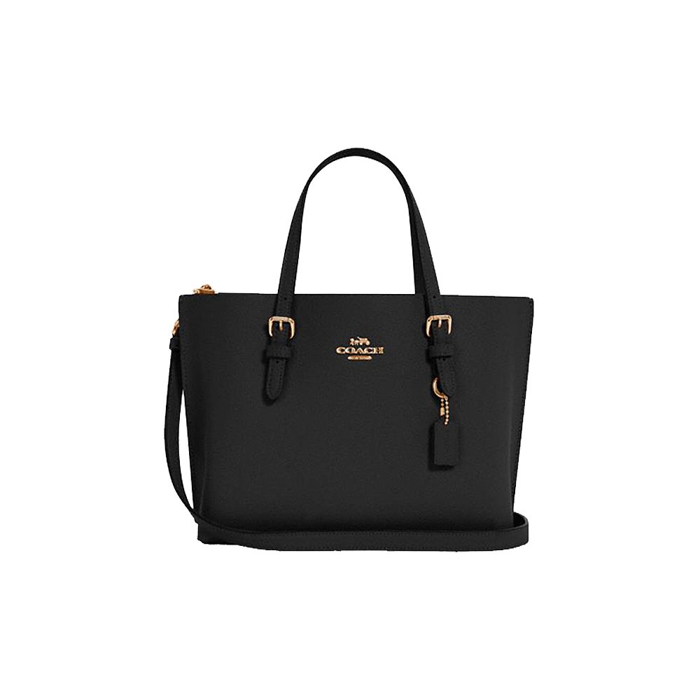 美国直邮coach蔻驰mollietote黑色小号托特斜挎包通用款女包