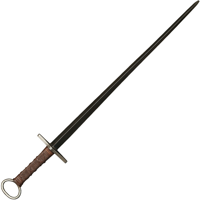 仿古锰钢一体辽锏实心鞭锏武术秦琼双锏防身武器十八般兵器未开刃