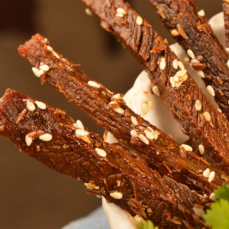 羊肉干内蒙古风干手撕正宗羊腿肉干小零食135g熟食即食真空散装