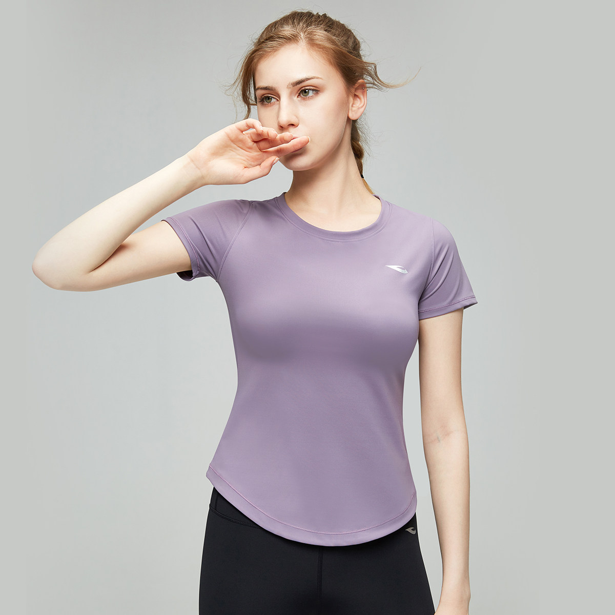 浩沙hosa运动套装瑜伽衣服短袖薄款速干上衣瑜伽t恤