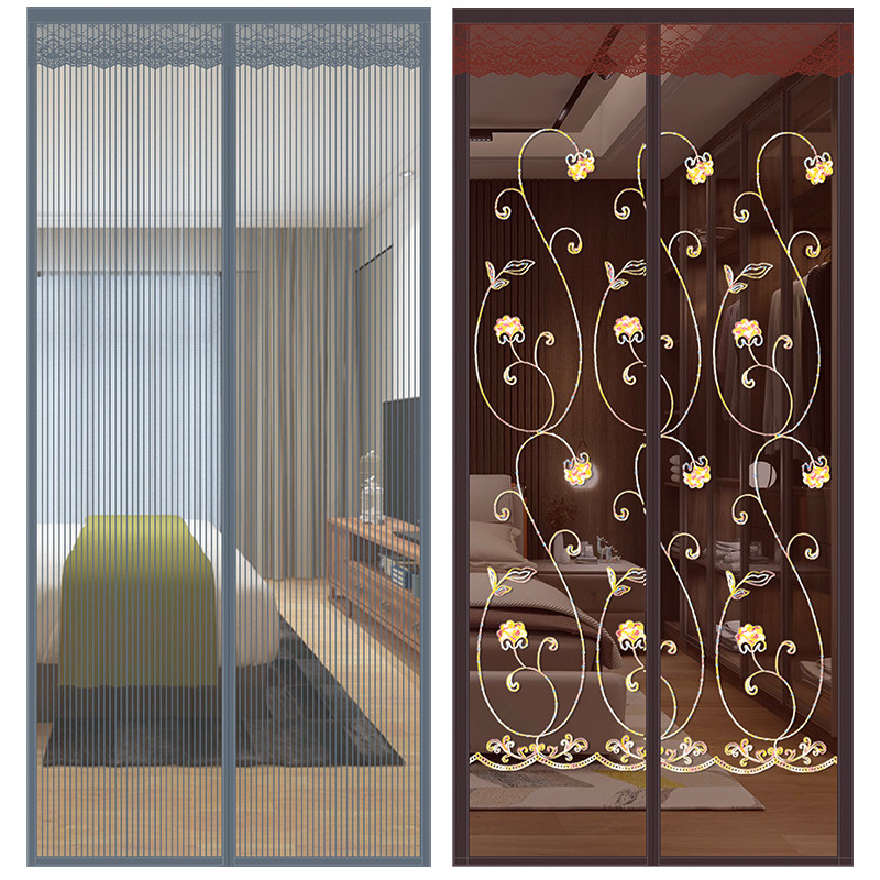 夏季加密门帘防蚊高档磁铁自吸门蚊帐隔断魔术门帘