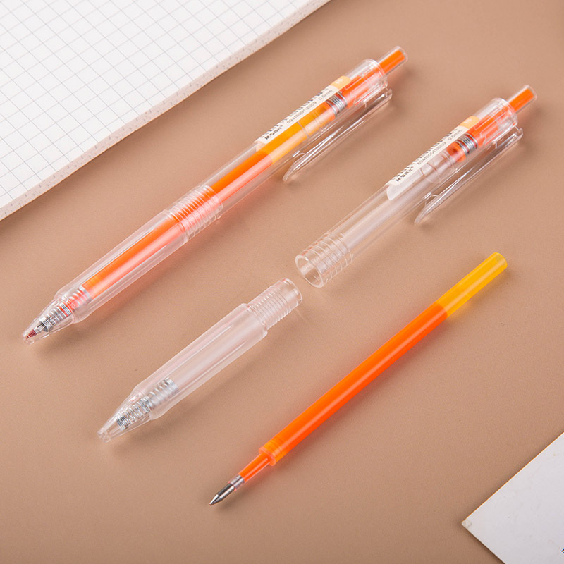 晨光可爱彩笔账笔用手专用笔记用做学生水笔中性笔