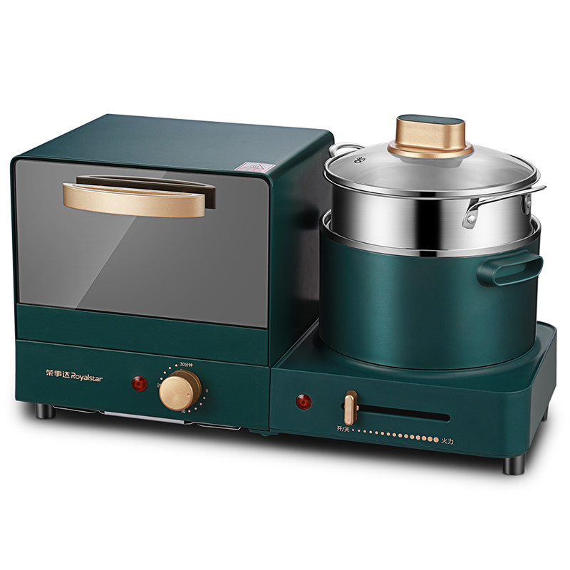 荣事达三明治早餐机家用小型轻食机懒人多功能吐司压烤多士炉