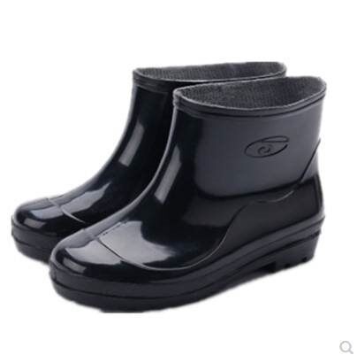 轻便水鞋简易短腰女单简便水靴男式雨鞋防滑雨鞋
