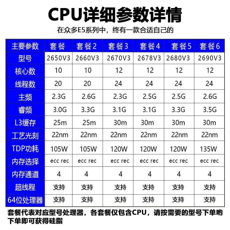 intel至强e52650v32660v32670v32678v32680v32690v3cpu手机电池