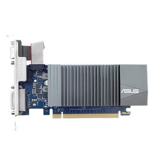 华硕gt710 gt730家用办公独显2g显存半高刀卡itx小机箱多屏显卡 - 爱