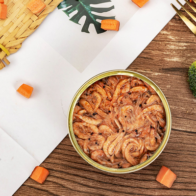 南极磷虾罐头原味深海虾米下饭大连特产三渔圣冈虾罐头即食6罐装