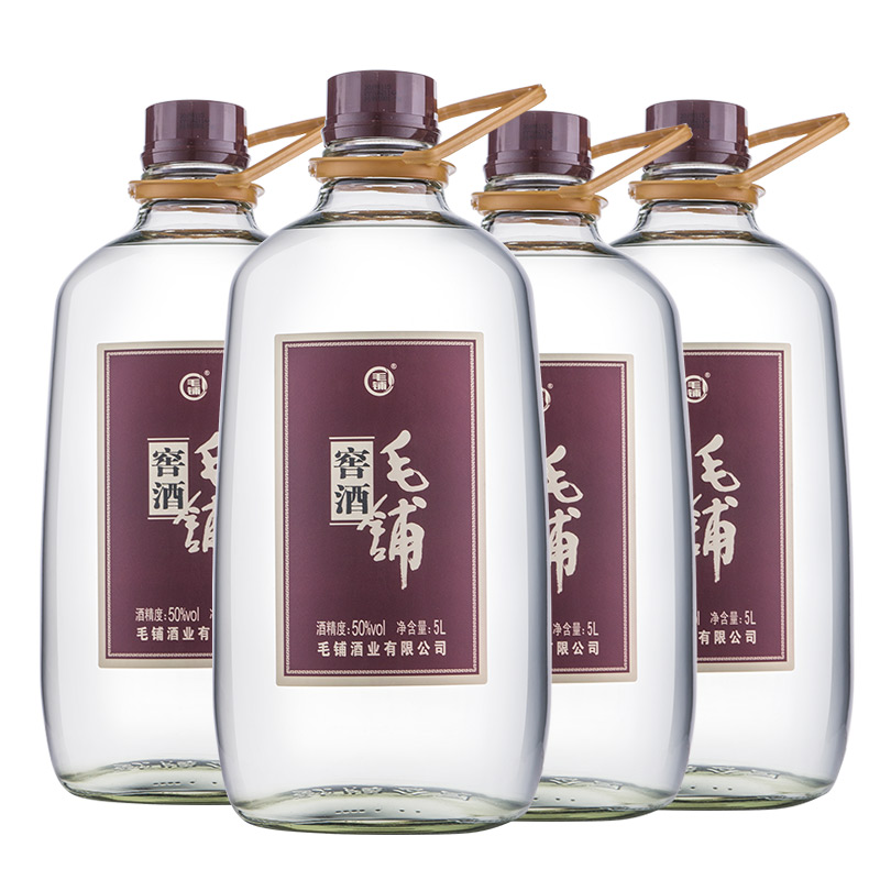 毛铺窖酒 50度5l*4桶装 家庭装 白酒配制酒 毛铺酒旗舰店 - 图1