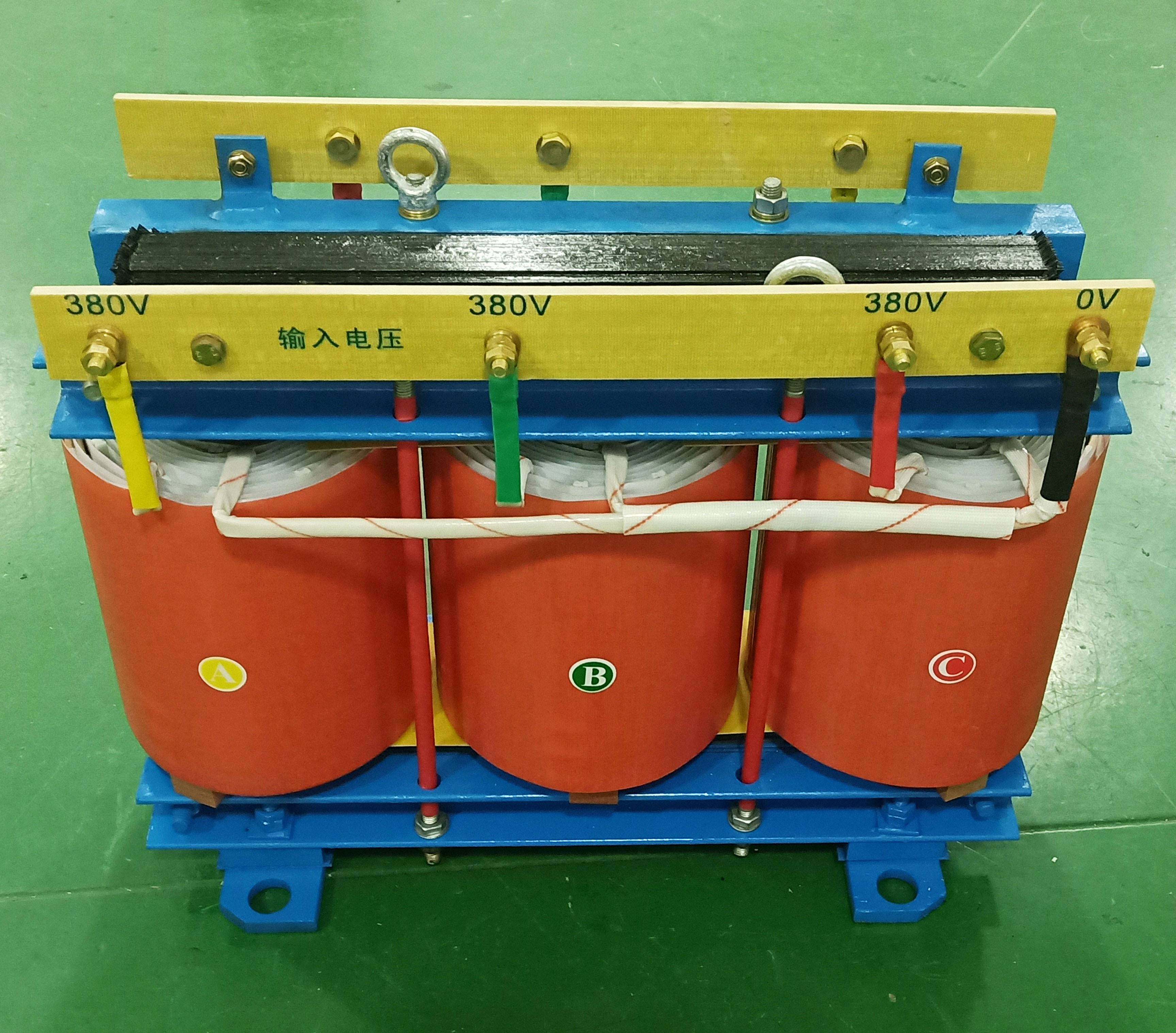 三相干式隔离变压器380v220v200v208v110vsbk5kva30kw100kw干式变压器