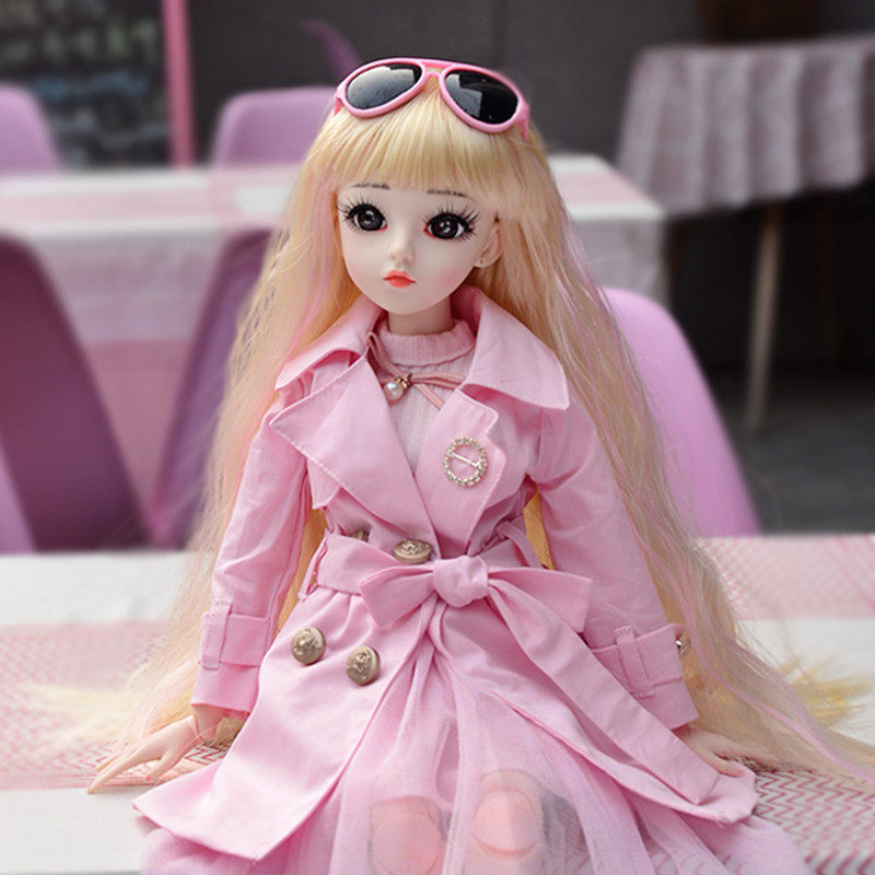 多丽多丽丝丝凯蒂娃娃60厘米bjd时尚公主sd仿真换装娃娃