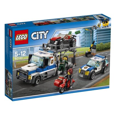 lego乐高60143城市系列骗子克鲁克抢劫警察运输车拼装积木玩具