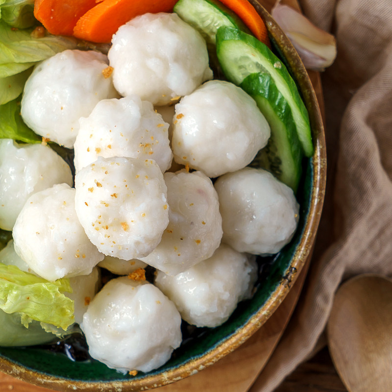 鱼丸满减墨鱼120g墨斗花枝潮汕正宗手打手工墨鱼丸