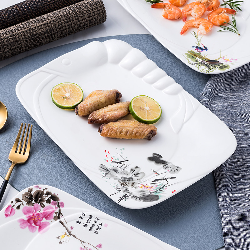 酒店餐具创意陶瓷龙虾造型盘子个性餐厅家用盘