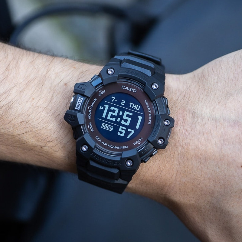 卡西欧智能手表g-shock心率蓝牙运动男表gbd-h1000-1a4-1-8-1a7日韩