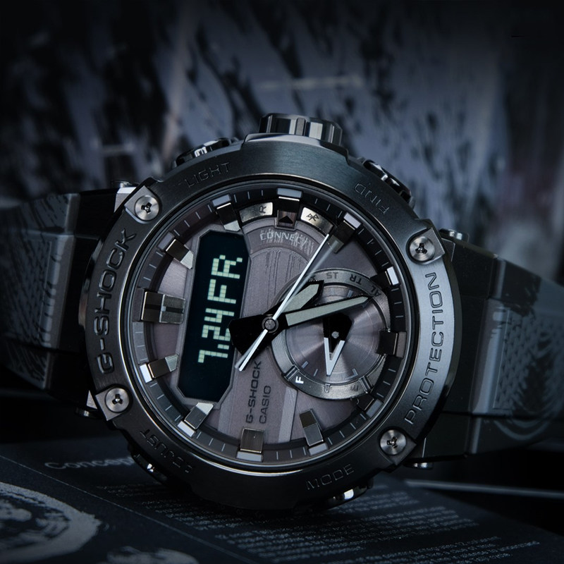 casio卡西欧gshock动能蓝牙太极联名限量款男gstb200tj1a日韩腕表