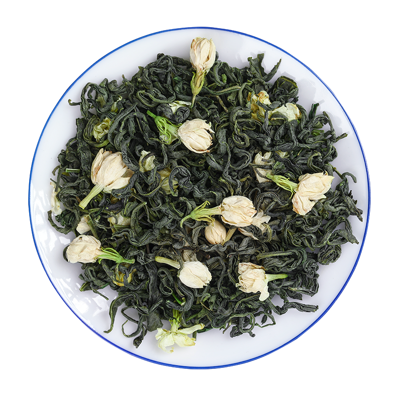 试喝2021新茶茉莉花茶浓香型茶叶花草茶广西横县茉莉绿茶罐装250g