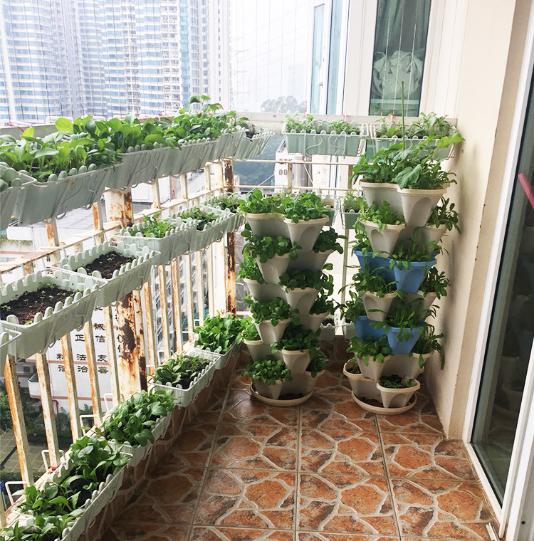 阳台花架花盆栏杆绿萝种花菜盆悬挂栅栏多肉花盆