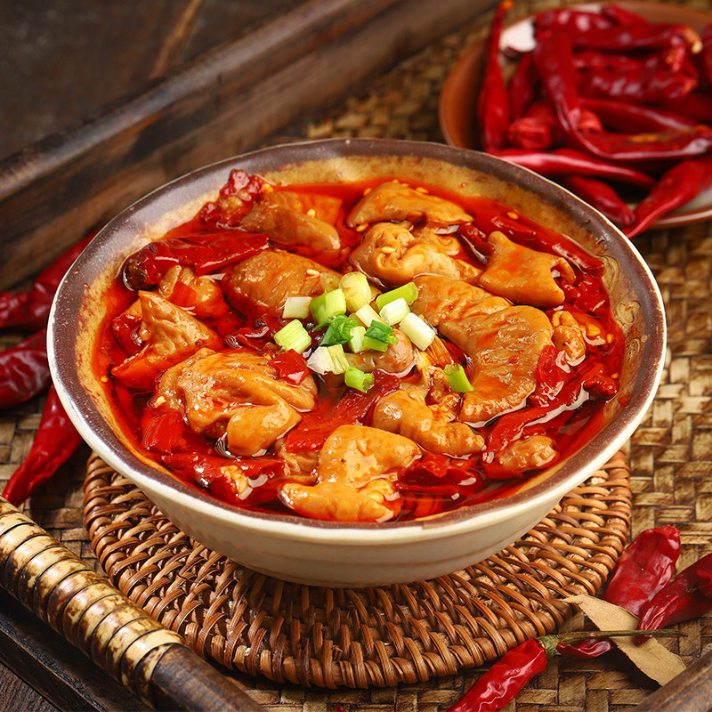 师傅麻辣肥肠罐头四川红油大肠速食下饭饭菜肉制品