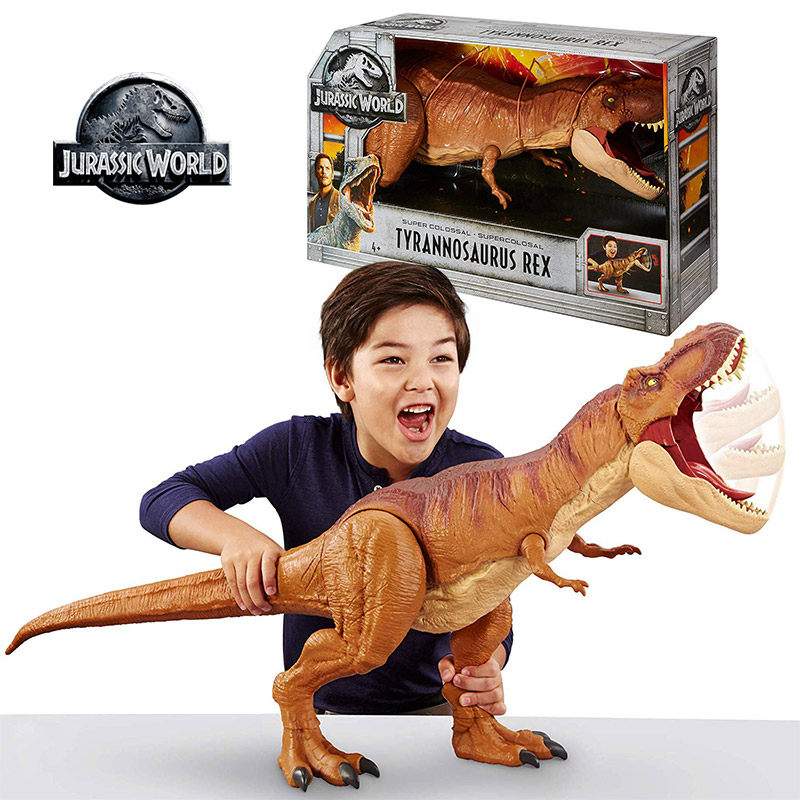 美泰侏罗纪世界暴虐大霸王霸王龙传奇声效gjt60发声仿真