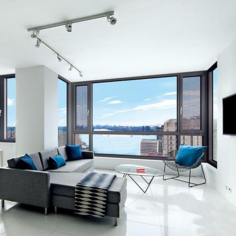 裕安王子断桥门窗阳台落地玻璃窗阳光房开窗双层铝合金窗