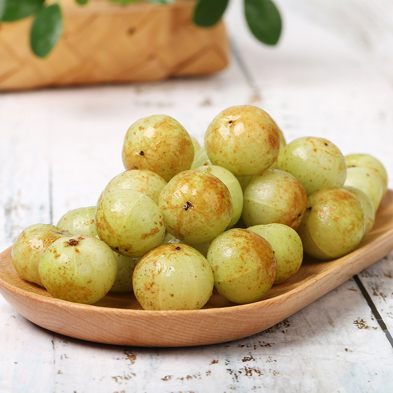 5斤新鲜油甘果余甘果牛甘果滇橄榄油甘子余甘子孕妇酸水果 - 鲜甘郡