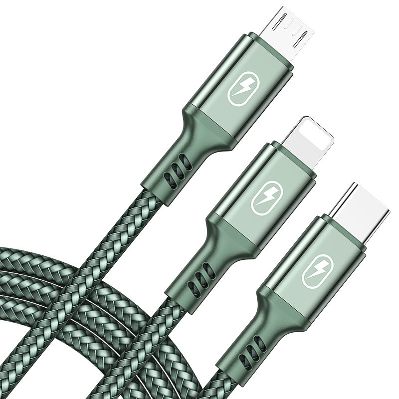 尊客万能typc车载topc加长typec三叉手机安卓手机数据线