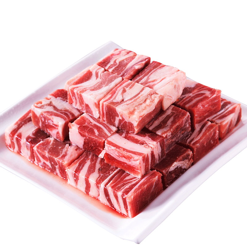 羊腩肉新鲜包邮冷冻切块4斤宁夏滩羊无骨纯肉清真生羊肉烧烤食材-mc
