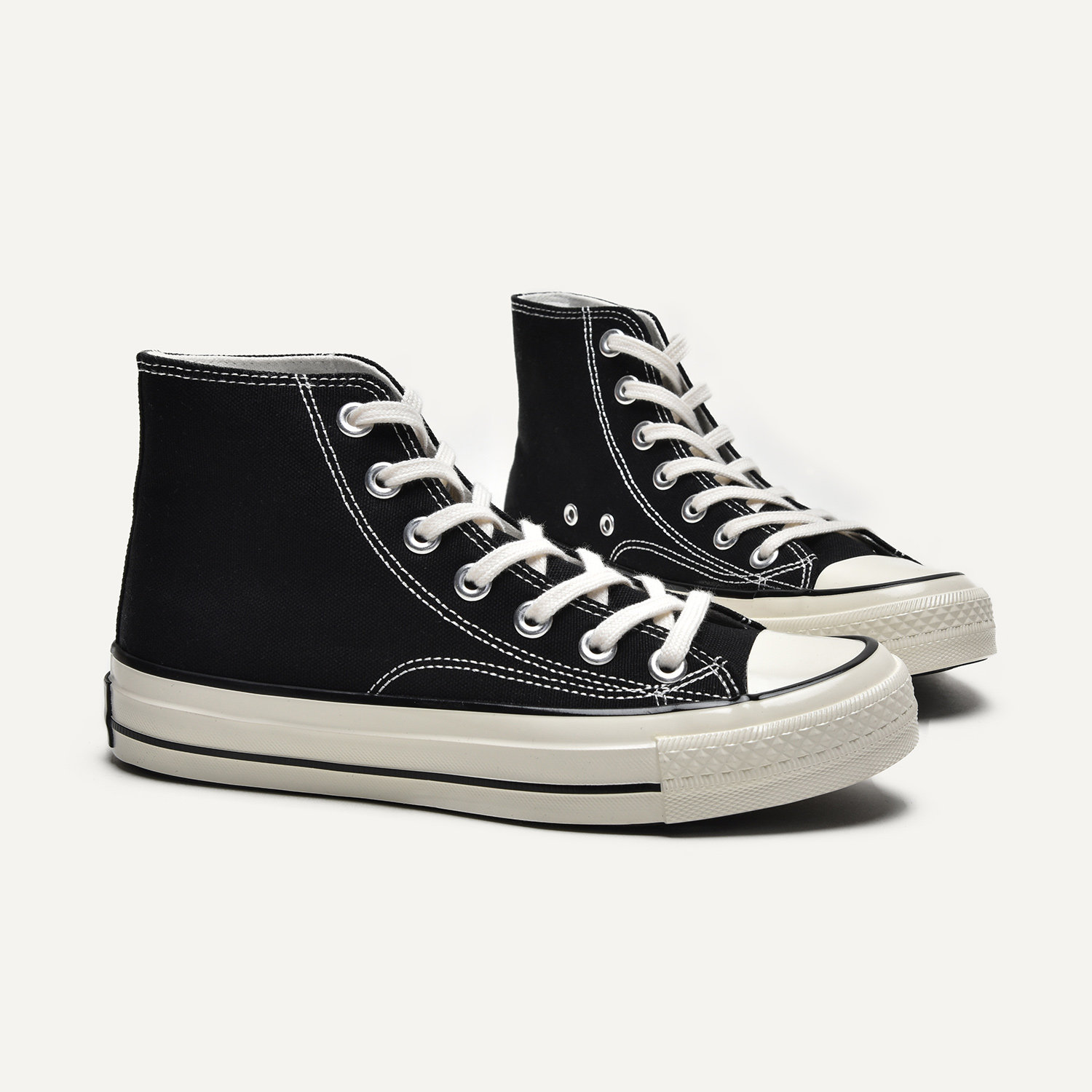 mistery高帮帆布鞋2022新款板鞋女韩版ulzzang百搭鞋子帆布鞋