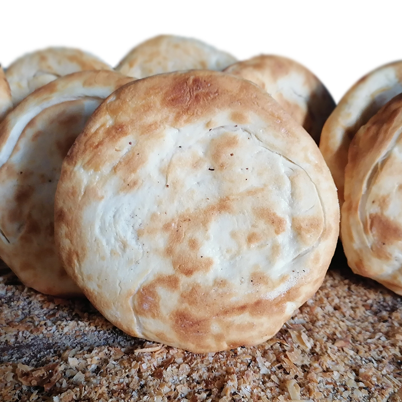 山东特产莱芜庄户火烧香酥五香真空纯手工发面泰安范镇烧饼食用