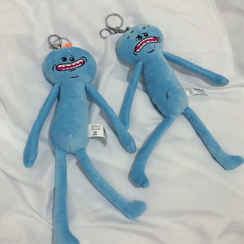 rick and morty瑞克使命必达先生毛绒公仔可爱萌书包挂件包包挂饰