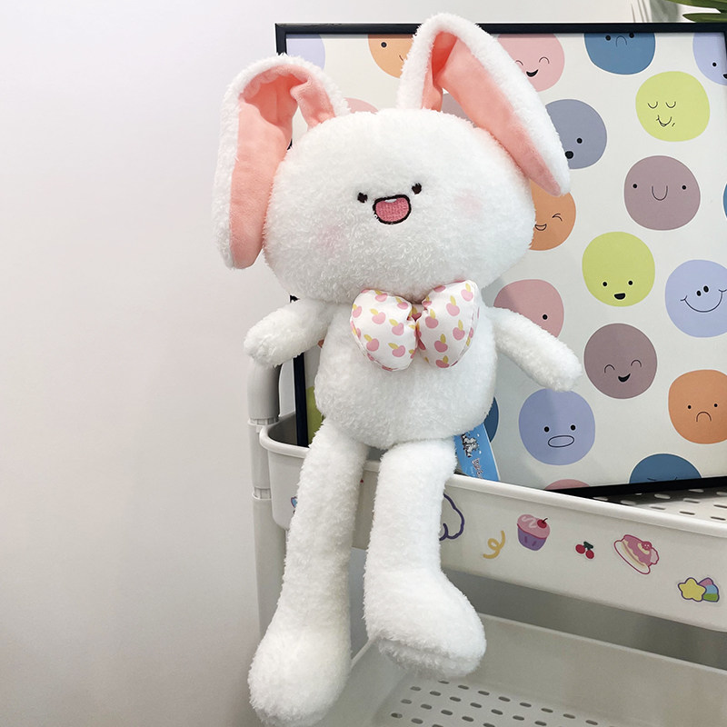 网红耳朵兔子玩偶创意毛绒玩具新款解压公仔可拉毛绒