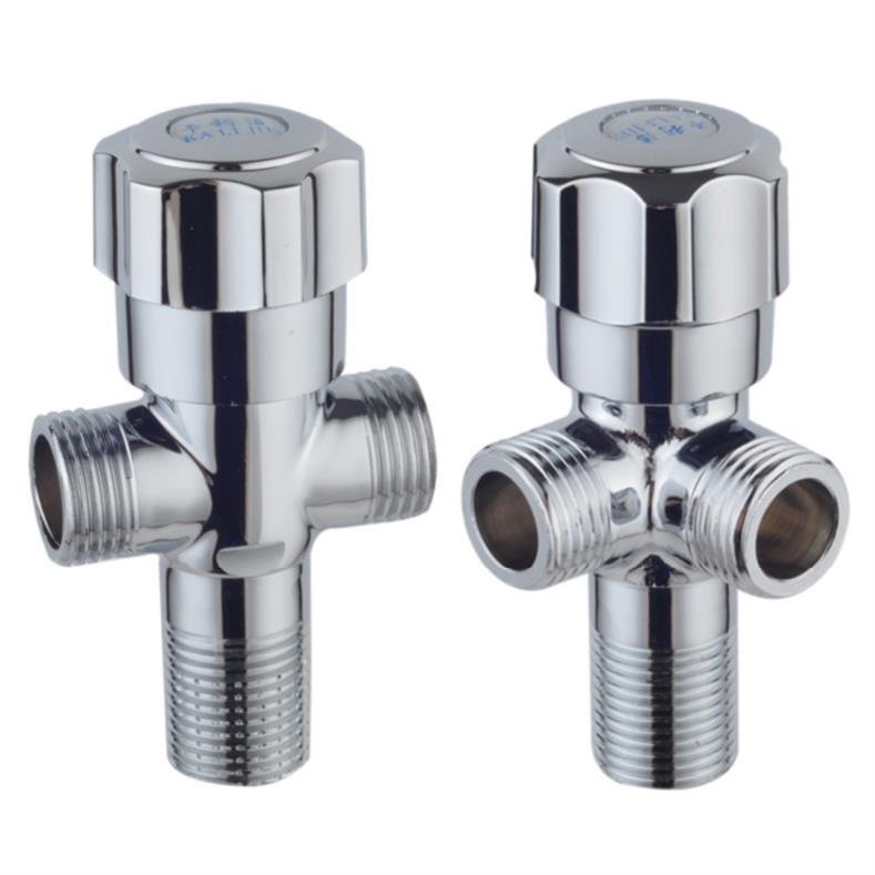 开关三角角阀洗衣机龙头双头两用三通坐便器卫生间角阀