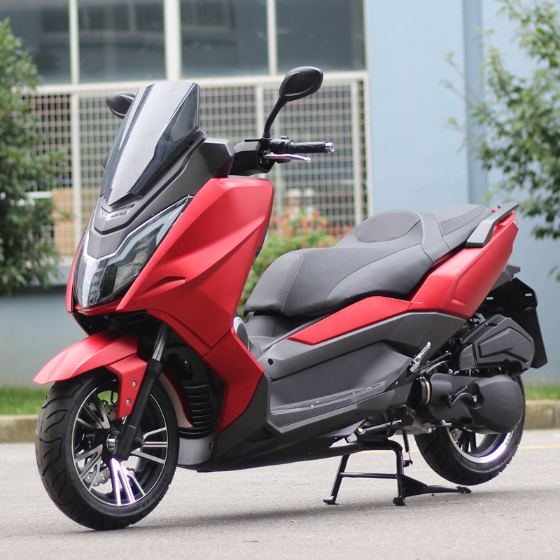 国产巡洋舰踏板摩托车马杰斯特t10成人两轮旅行骑士车国四可上牌-mc