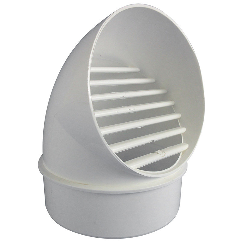 屋顶排气管移位pvc透气大口径水管防雨卫生间防落upvc管