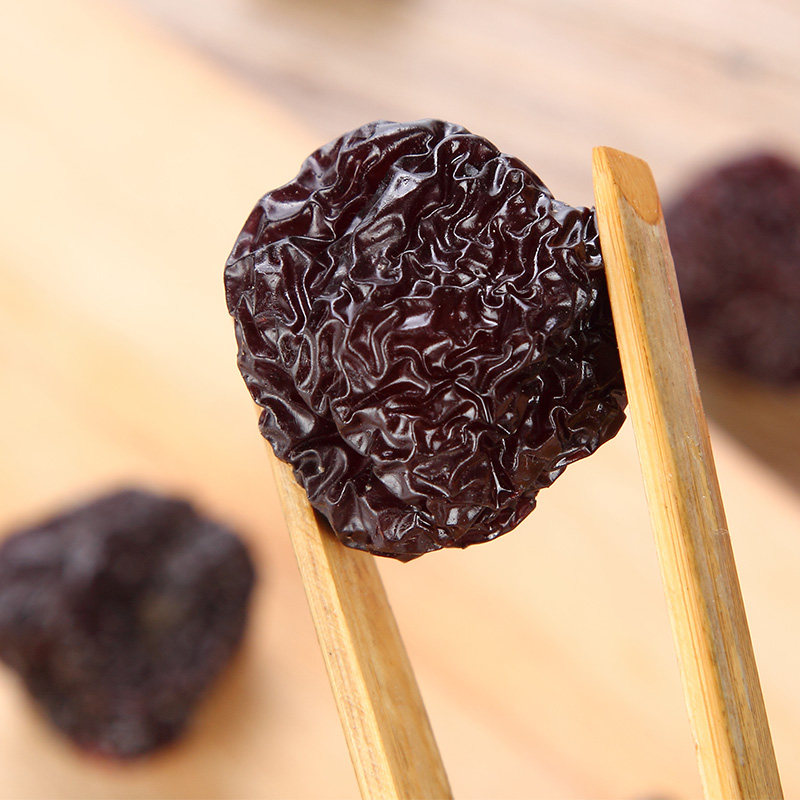 吕粮英雄 2019新鲜黑枣子特级大乌枣圆紫晶枣山西非熏枣500克罐装