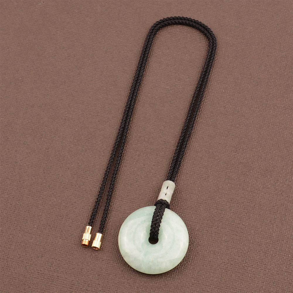 福绳简约细款平安扣戒指吊坠挂绳挂件绳玉翡翠绳