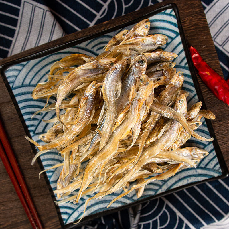 野生生毛刀鱼安徽特产农家自制凤尾鱼干小河鱼其它干货