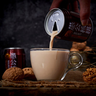 愚公核桃植物蛋白饮料核桃露15罐