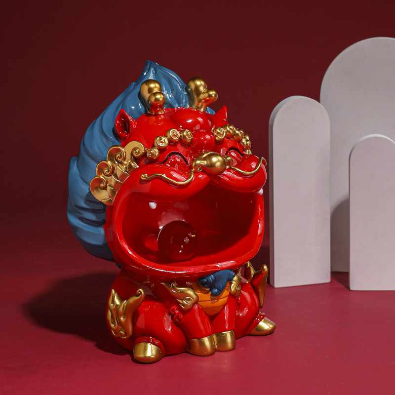 国潮貔貅摆件可爱故宫前台乔迁礼品