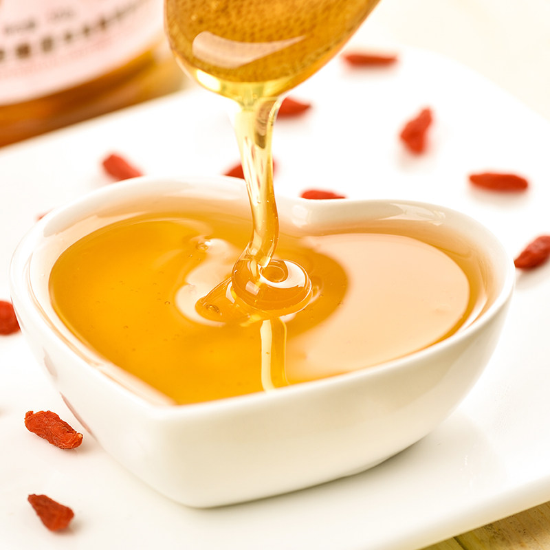 古雁碧蜂源天然蜜枸杞蜜蜂蜜野生农家高原自然蜜蜂巢蜜90g