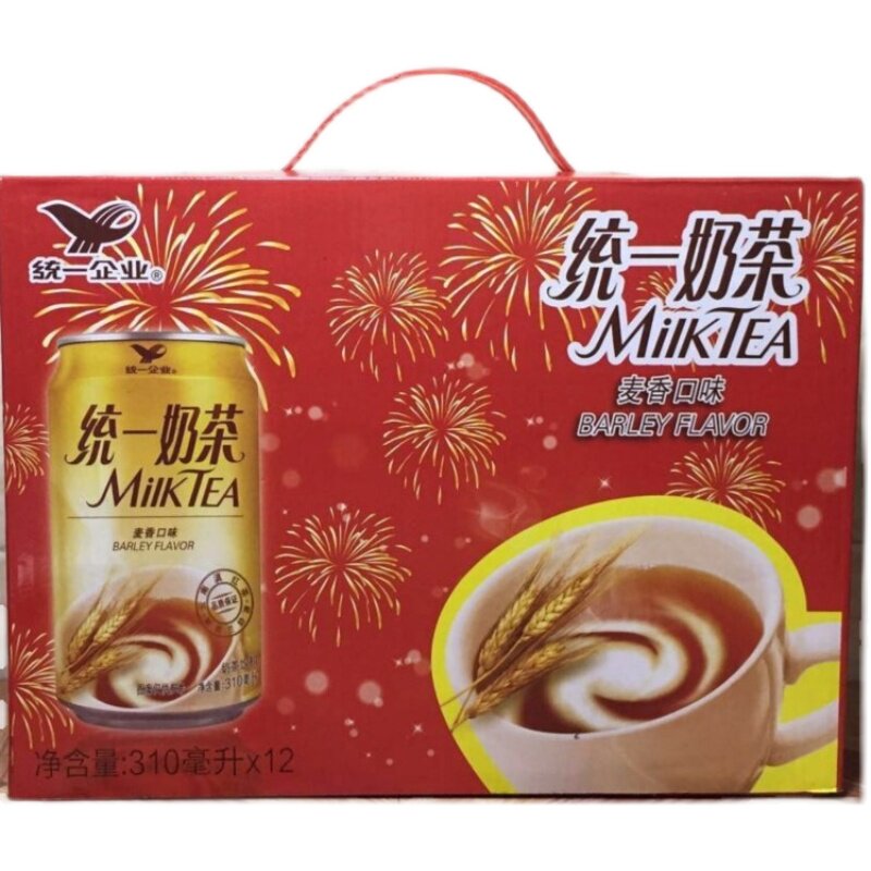 奶茶统一250ml24盒整箱麦香原味草莓巧克力花果果味