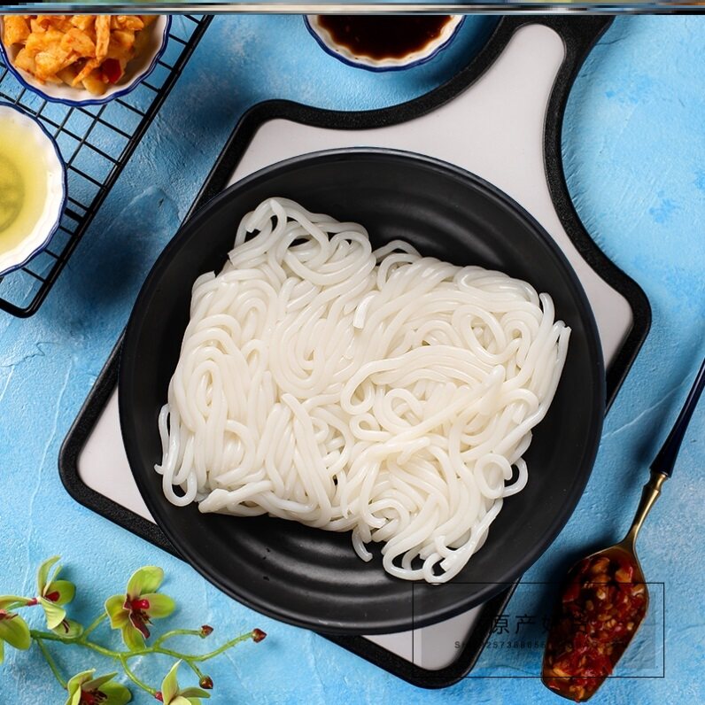 3斤湖南米粉宽粉手工长沙扁粉正宗特产炒粉大米湿粉皮面新鲜速食