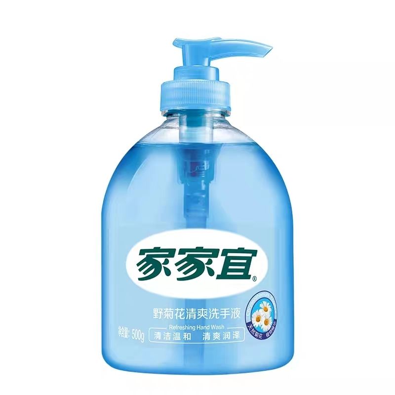 家家宜洗手野菊花强效抑菌滋润保湿清洁500g家用洗手液